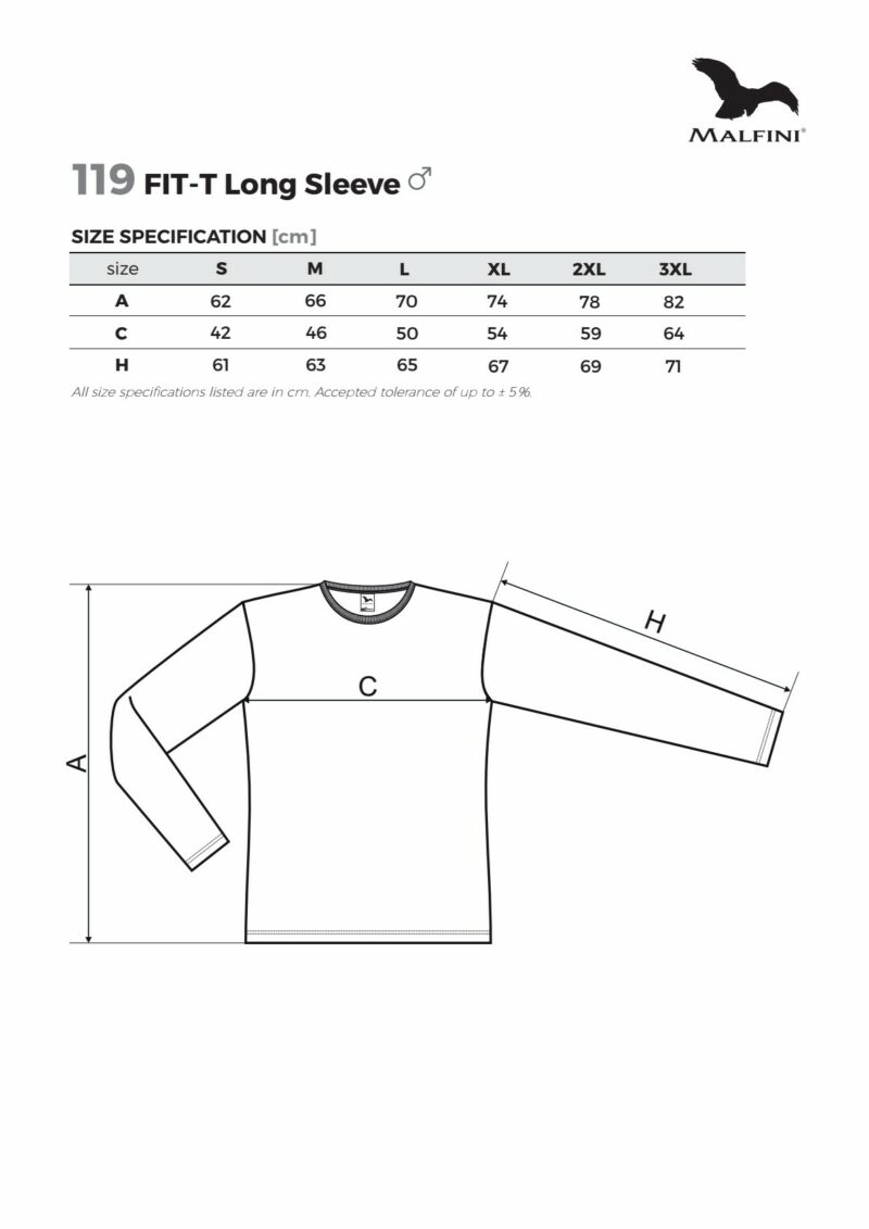 malfini 119 fit ls velikost